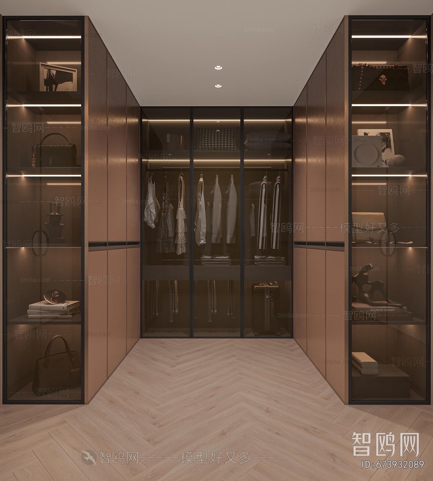 Modern Clothes Storage Area