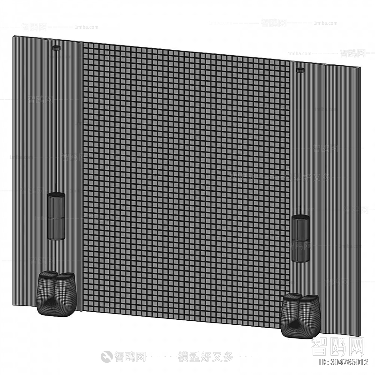 Wabi-sabi Style TV Wall