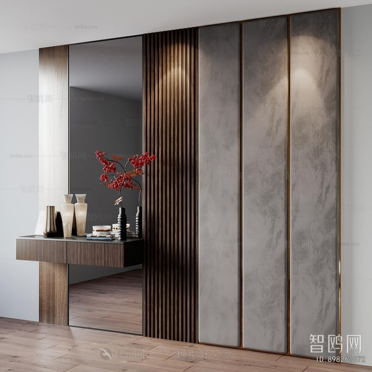 Japanese Style Side Cabinet