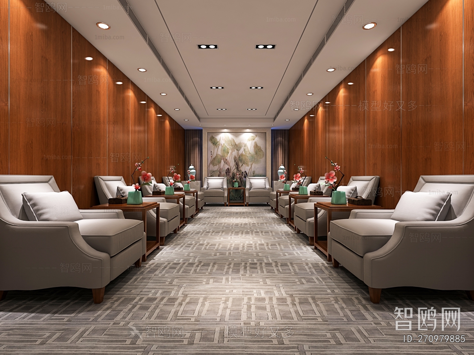 New Chinese Style Reception Room