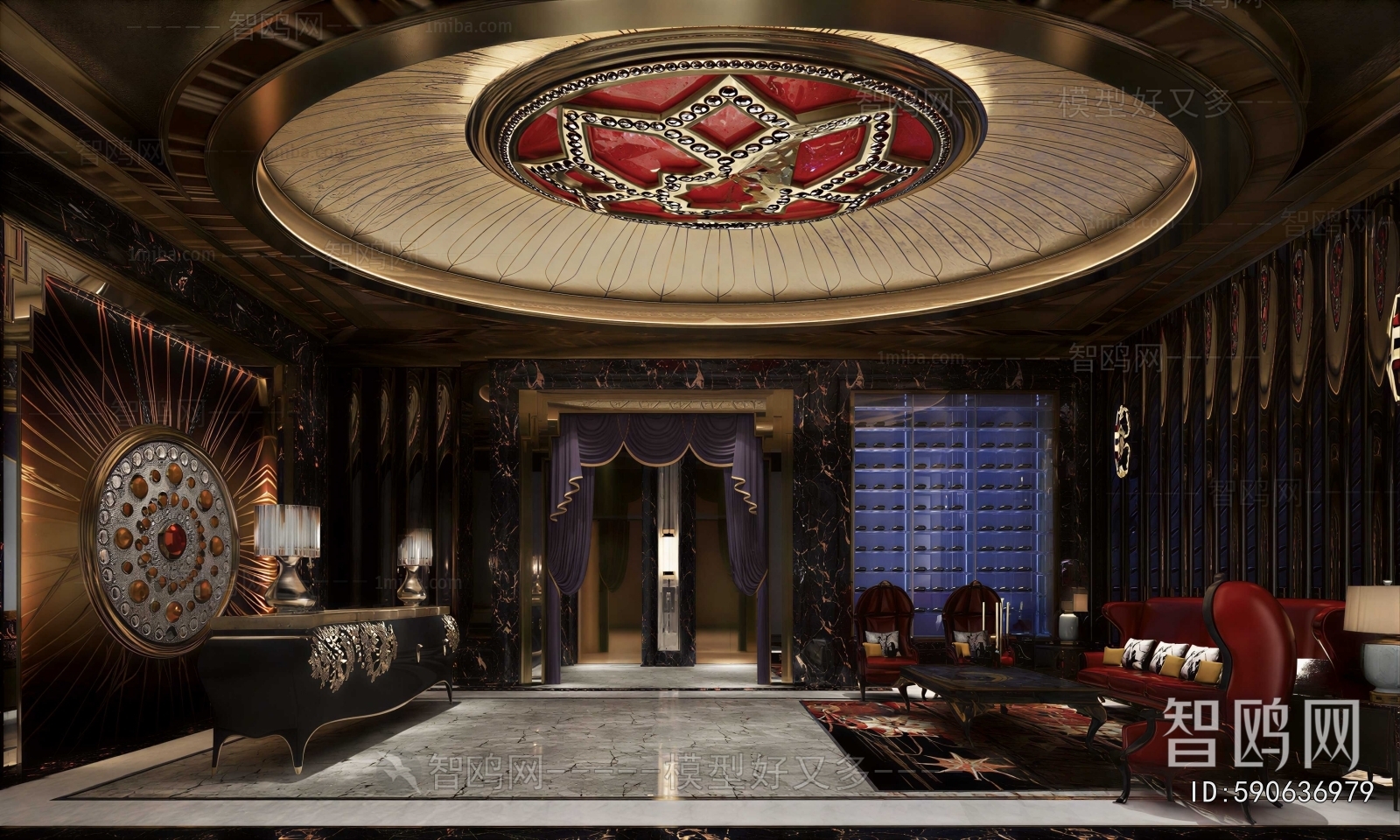 New Classical Style Lobby Hall