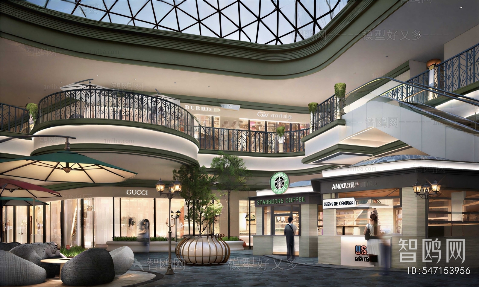 Modern Shopping Mall