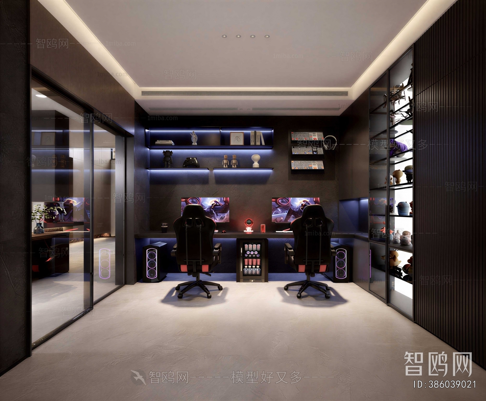 Modern E-sports Room
