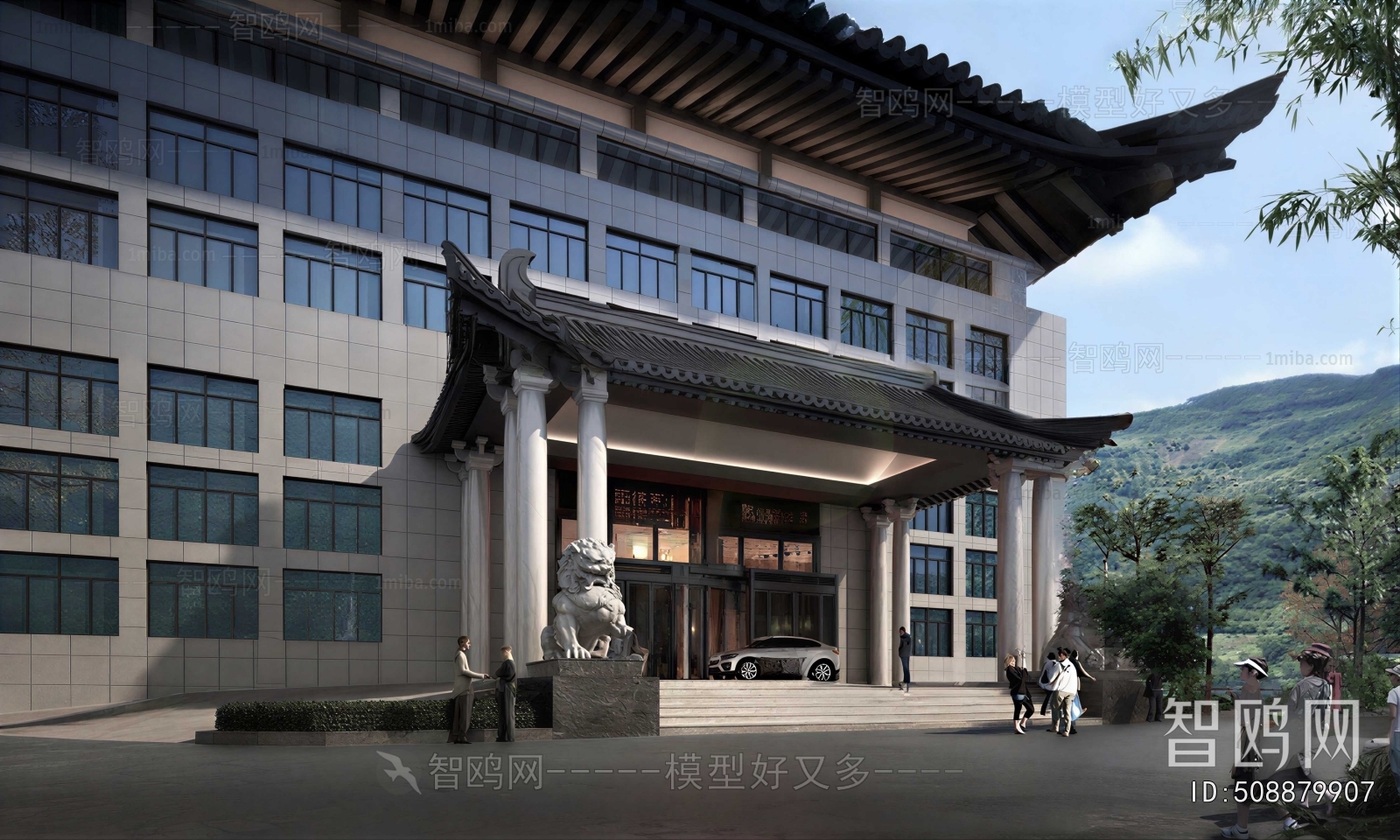 New Chinese Style Facade Element