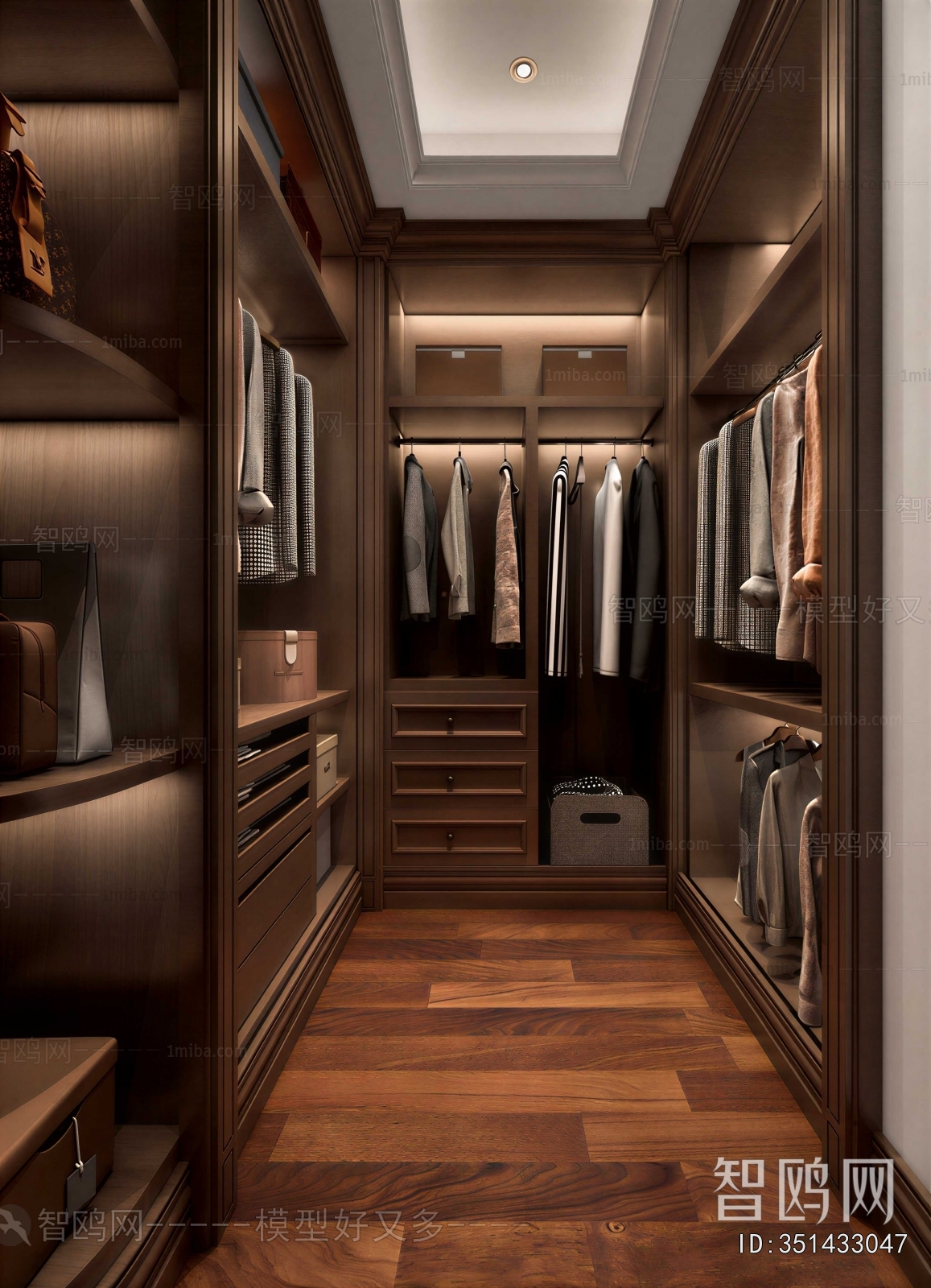 Modern Clothes Storage Area