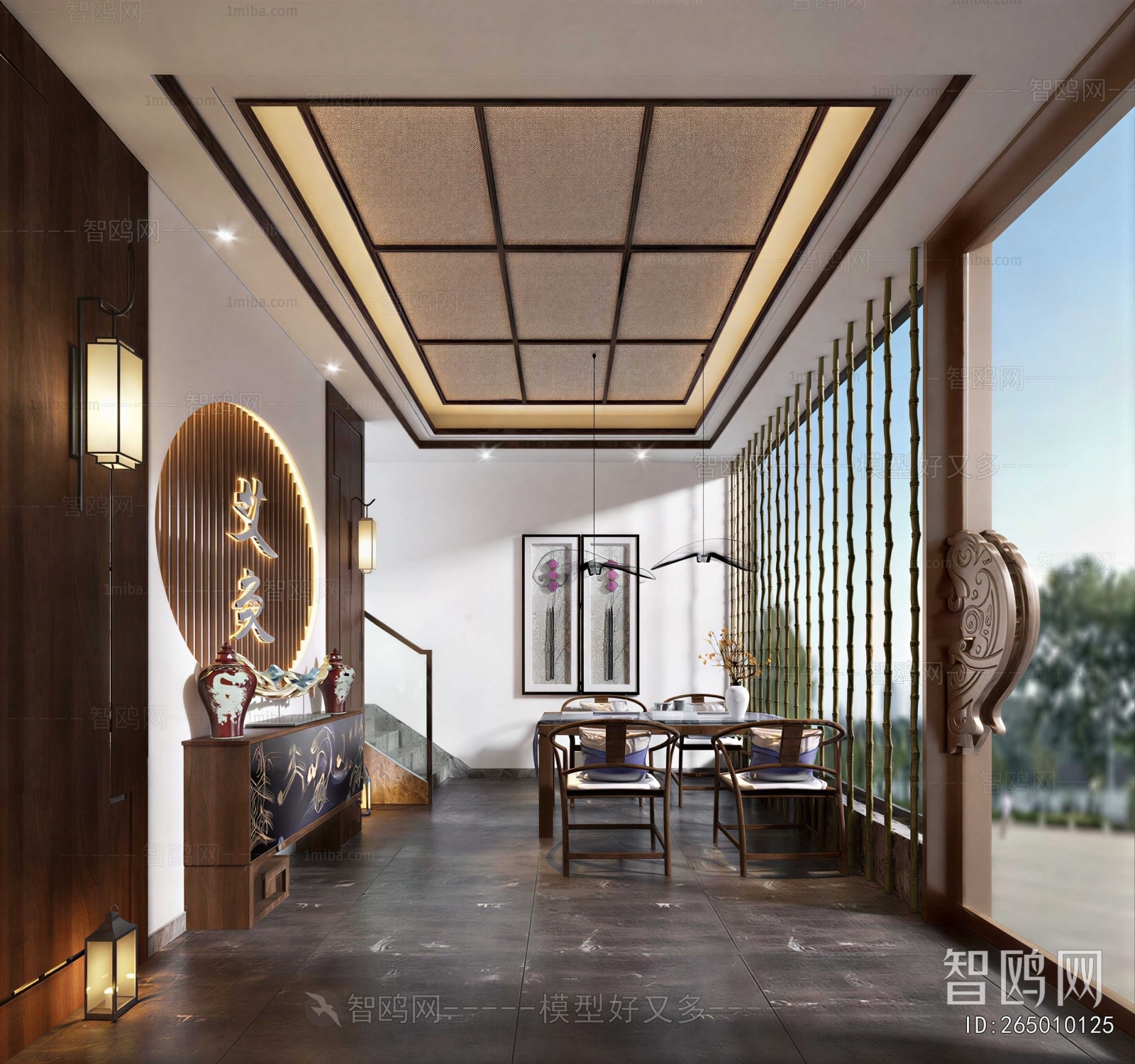 New Chinese Style Dining Room