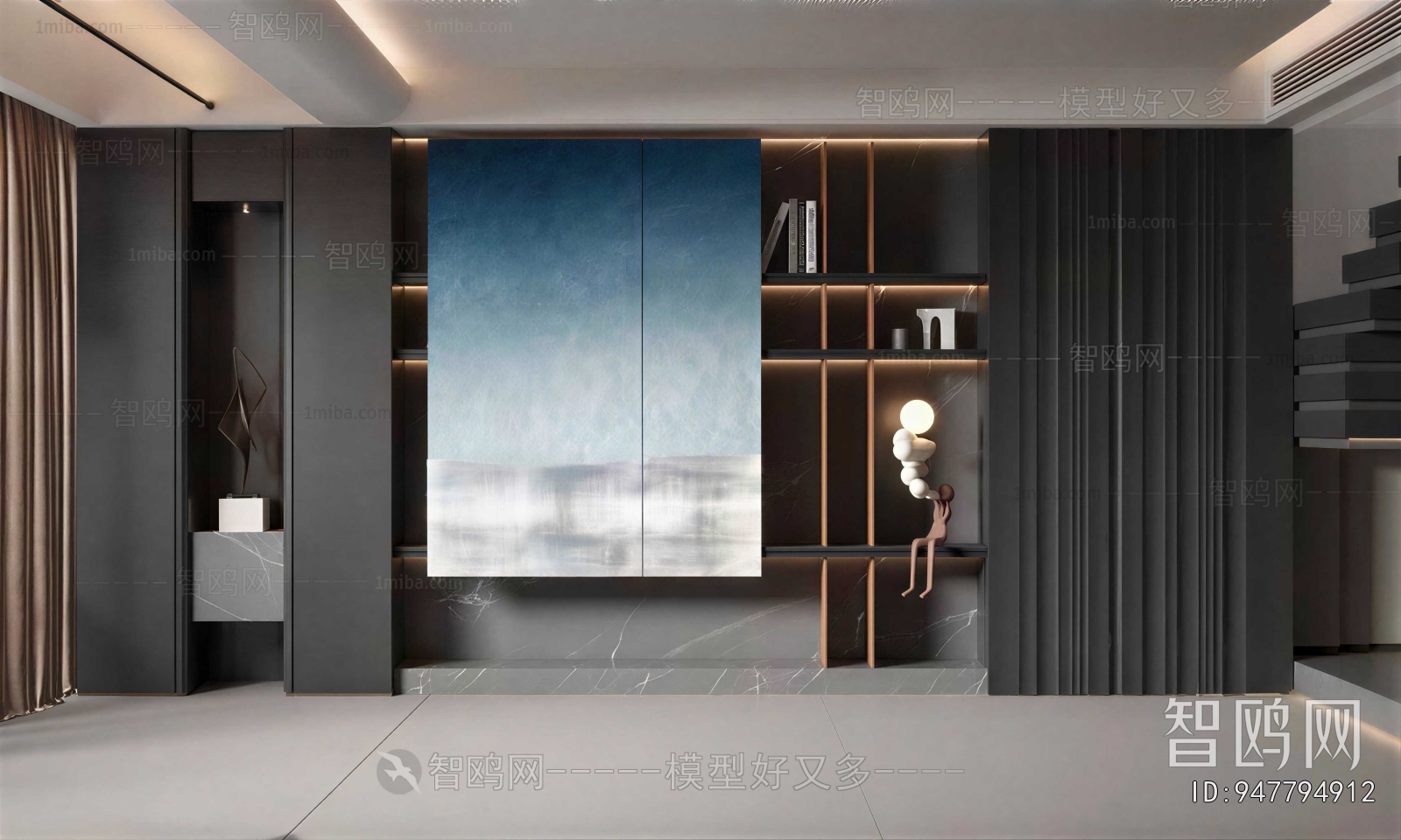 Modern Decorative Cabinet