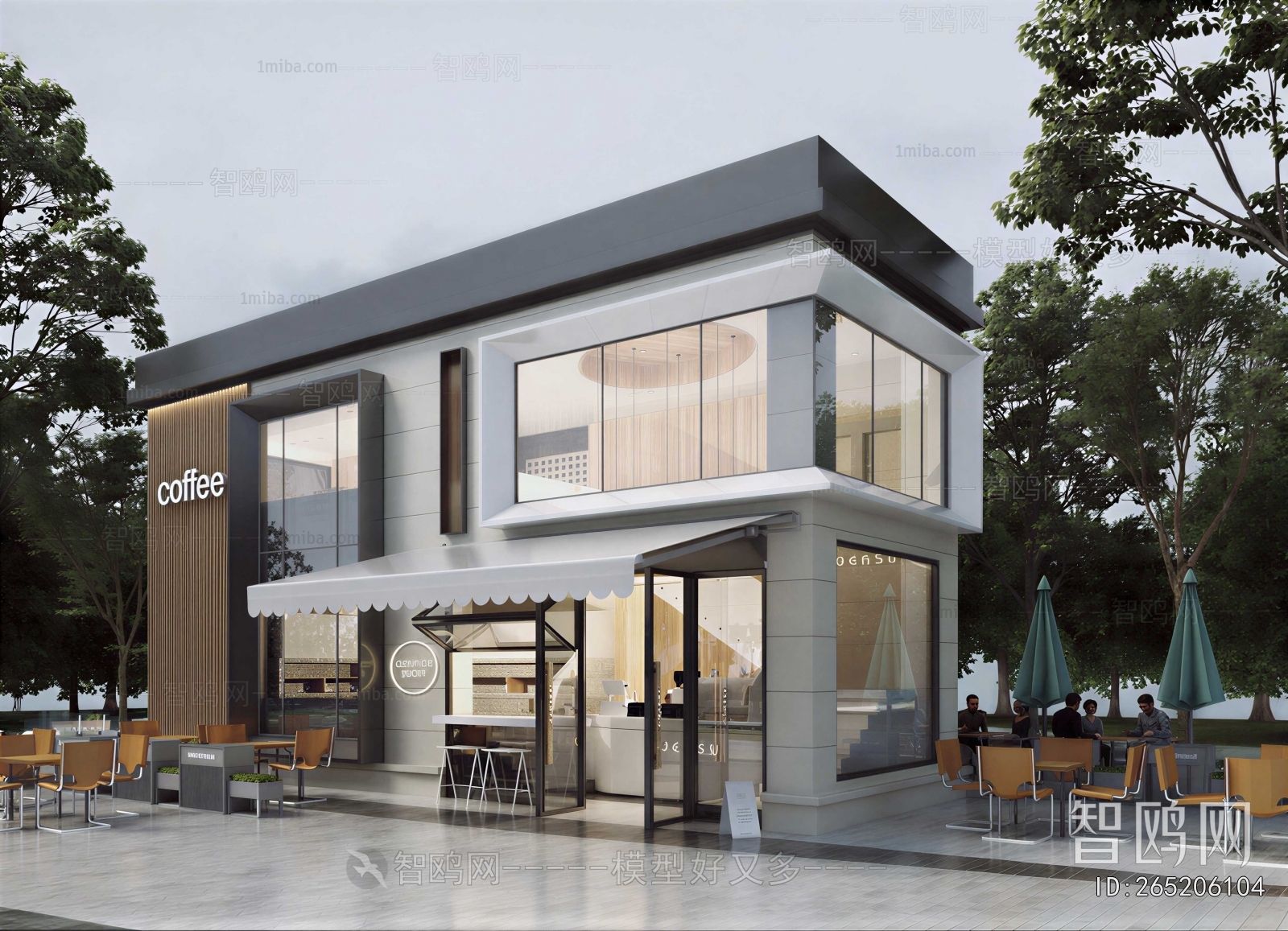 Modern Appearance Of Commercial Building