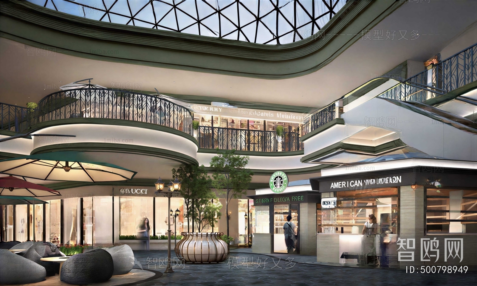 Modern Shopping Mall