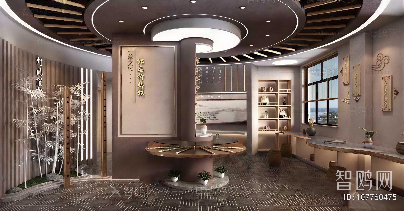 New Chinese Style Exhibition Hall