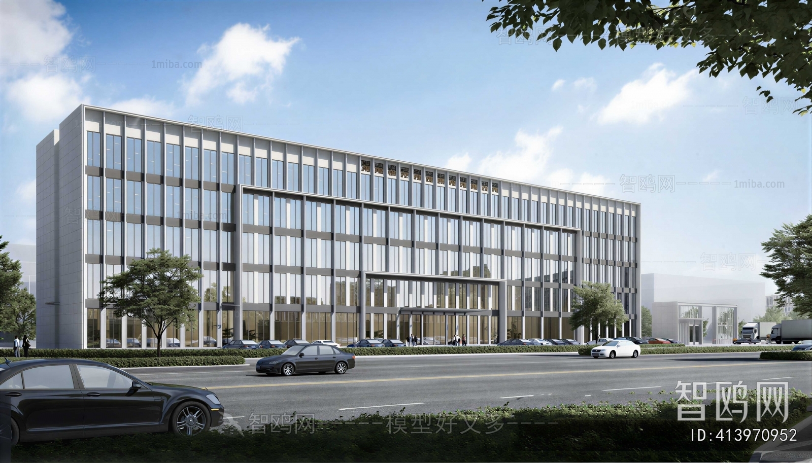 Modern Appearance Of Commercial Building