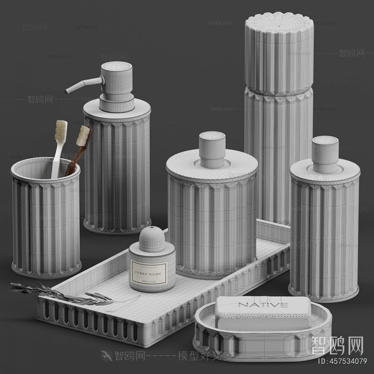 Modern Bathroom Set