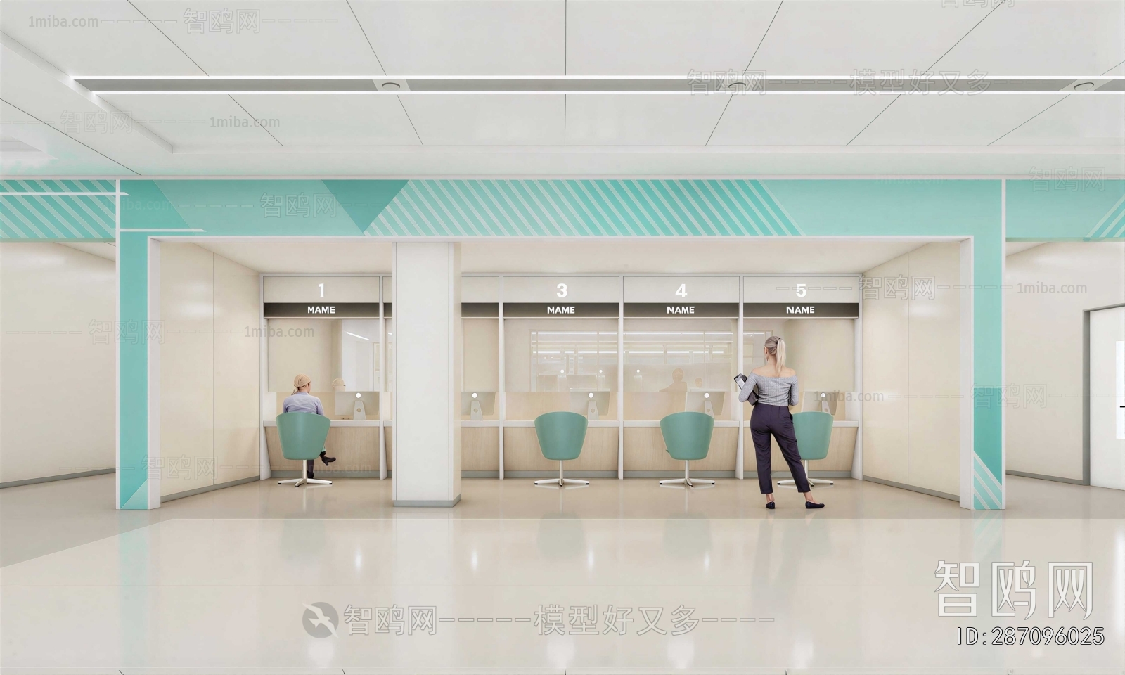 Modern Hospital Hall