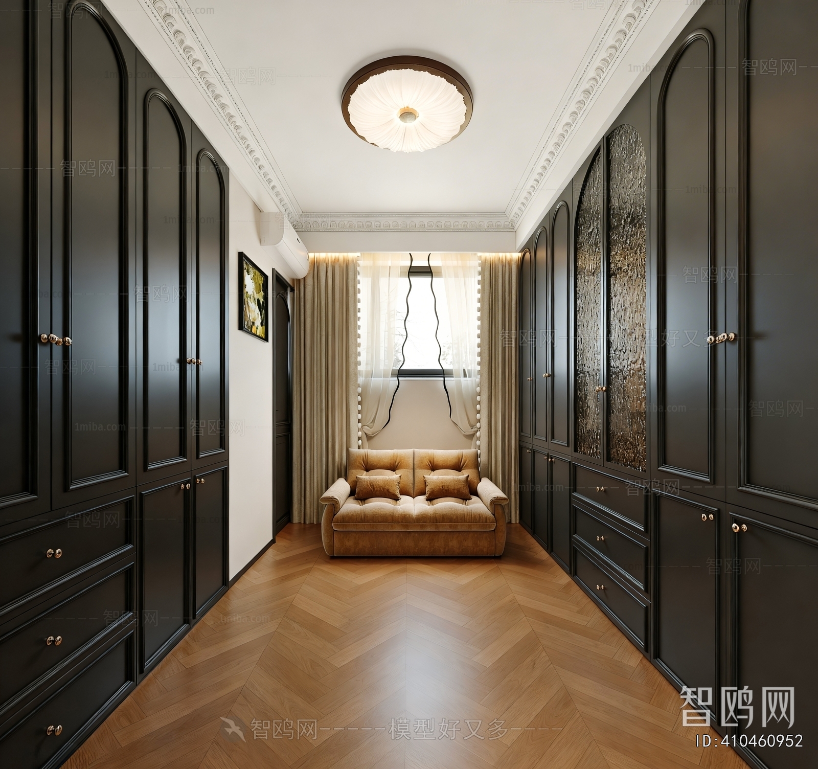 French Style Clothes Storage Area