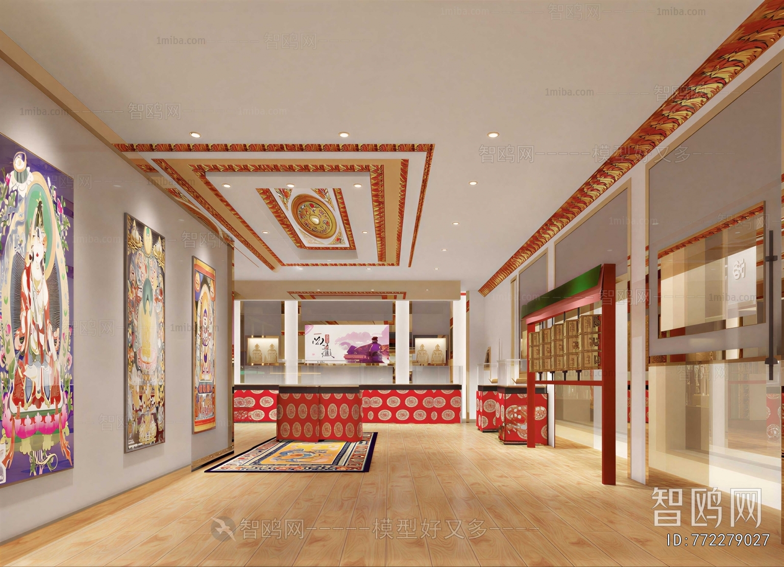 New Chinese Style Exhibition Hall