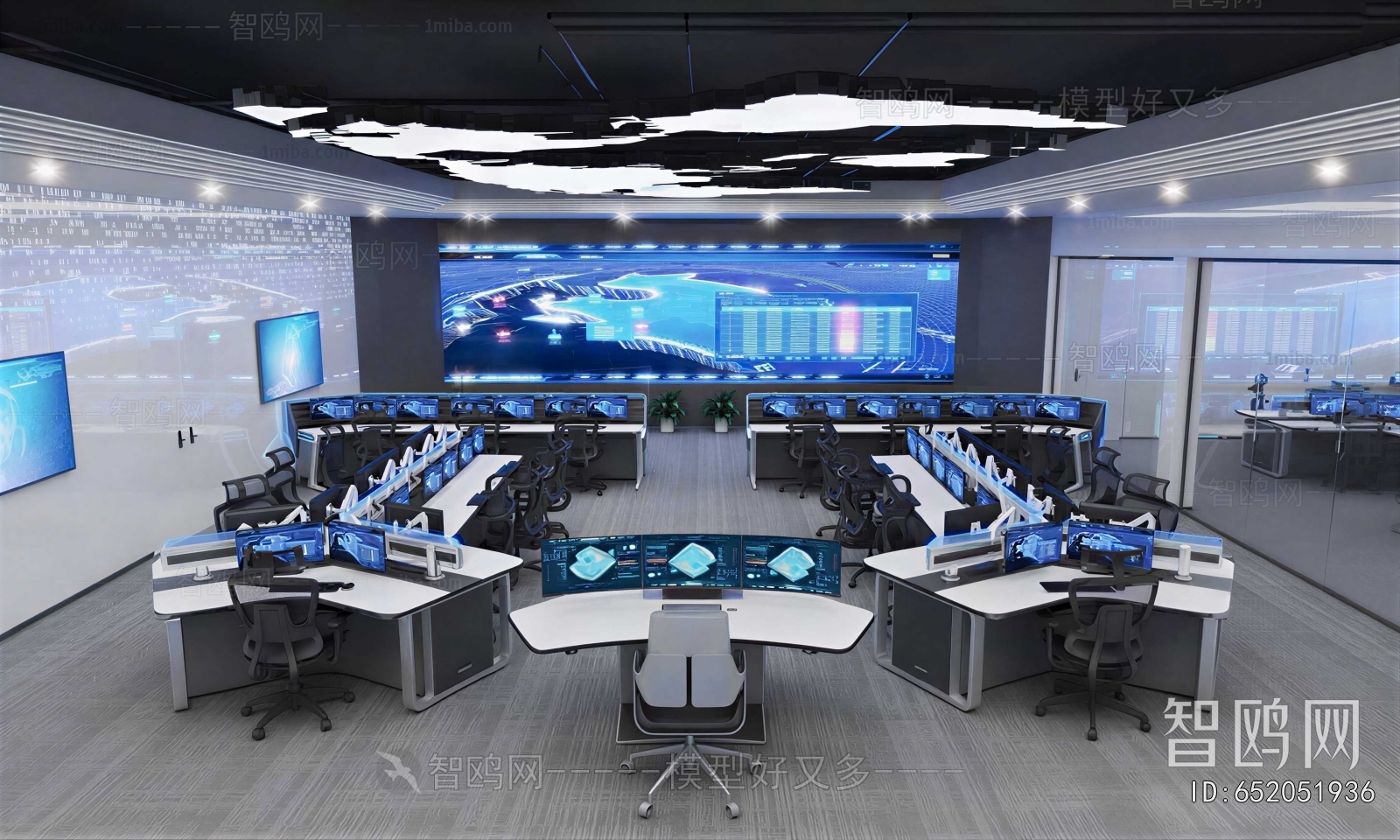 Modern Monitor Room