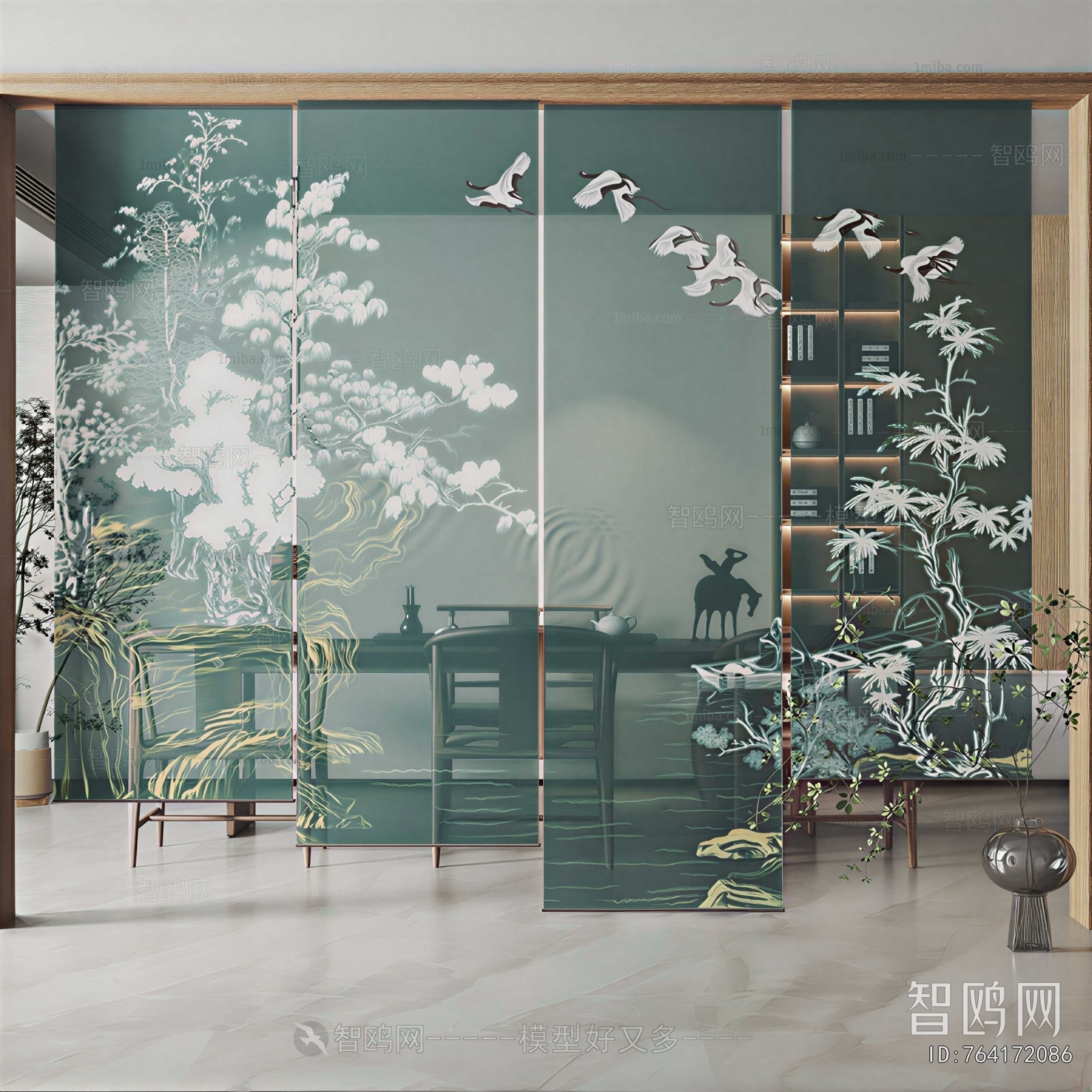 New Chinese Style The Curtain