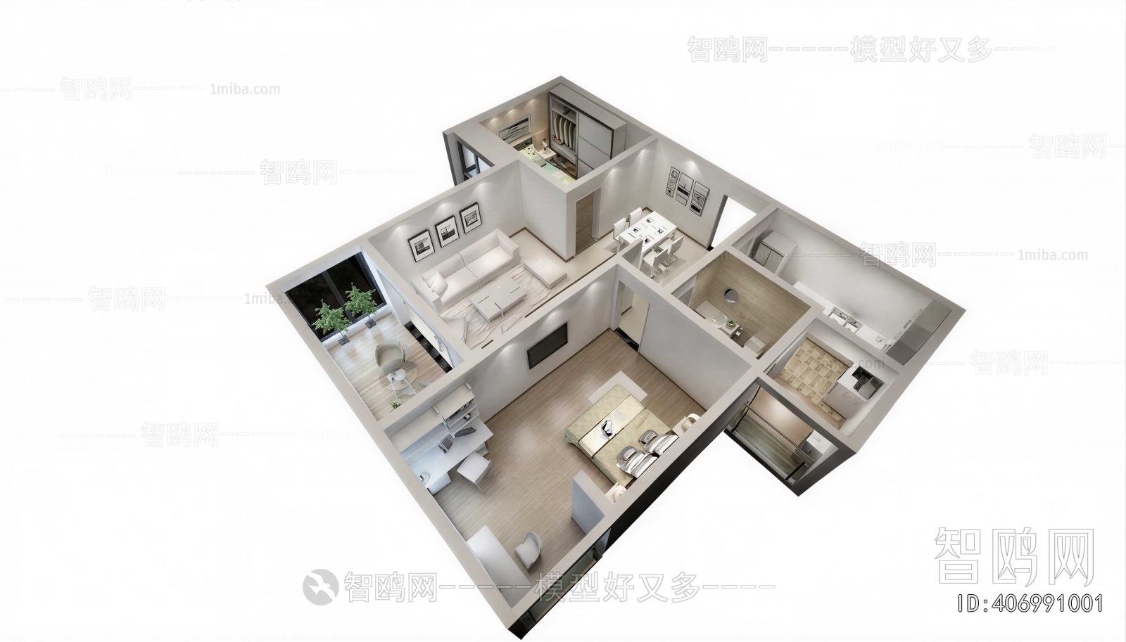 Modern A Bird's-eye View Of Home Decoration