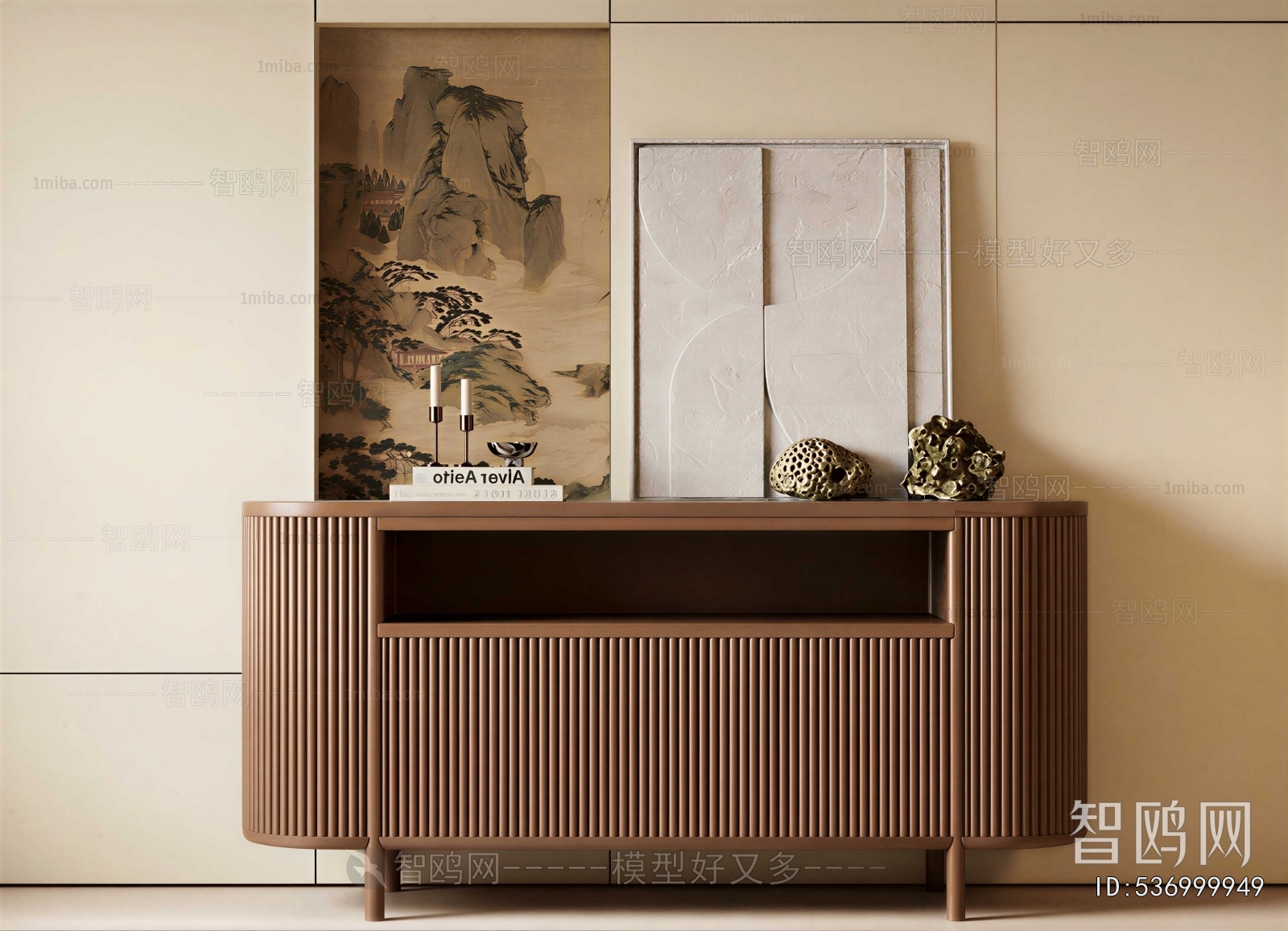 New Chinese Style Side Cabinet