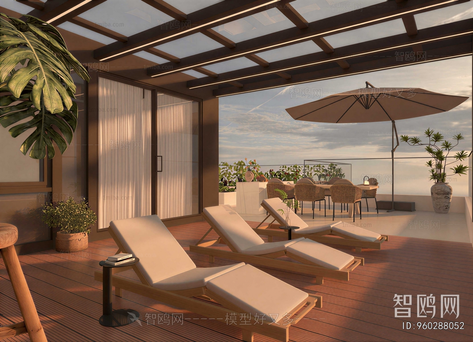 Modern Leisure Balcony