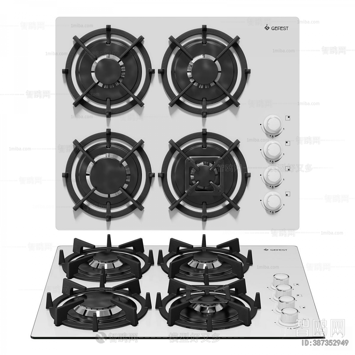 Modern Kitchen Electric Gas Range