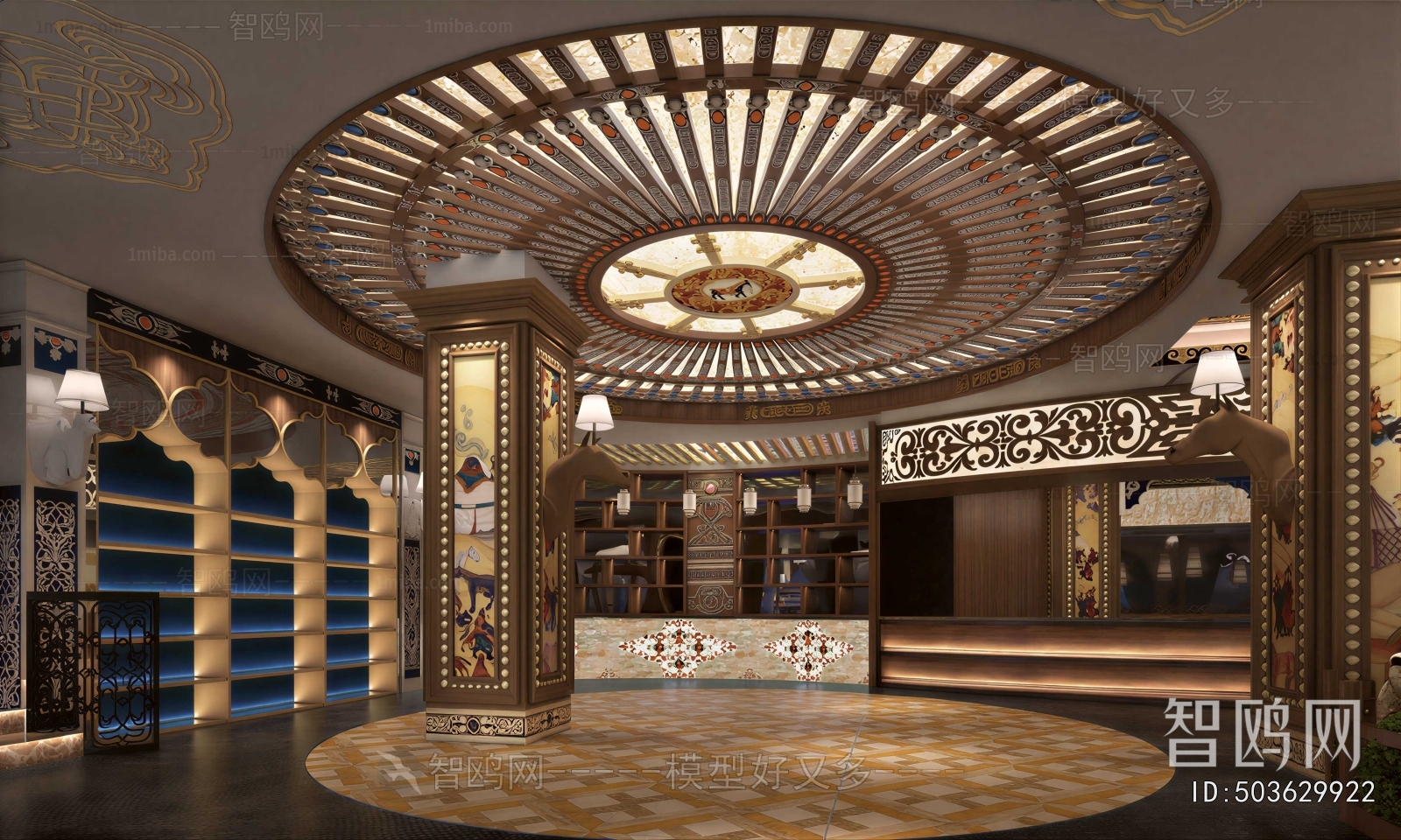 New Chinese Style Exhibition Hall