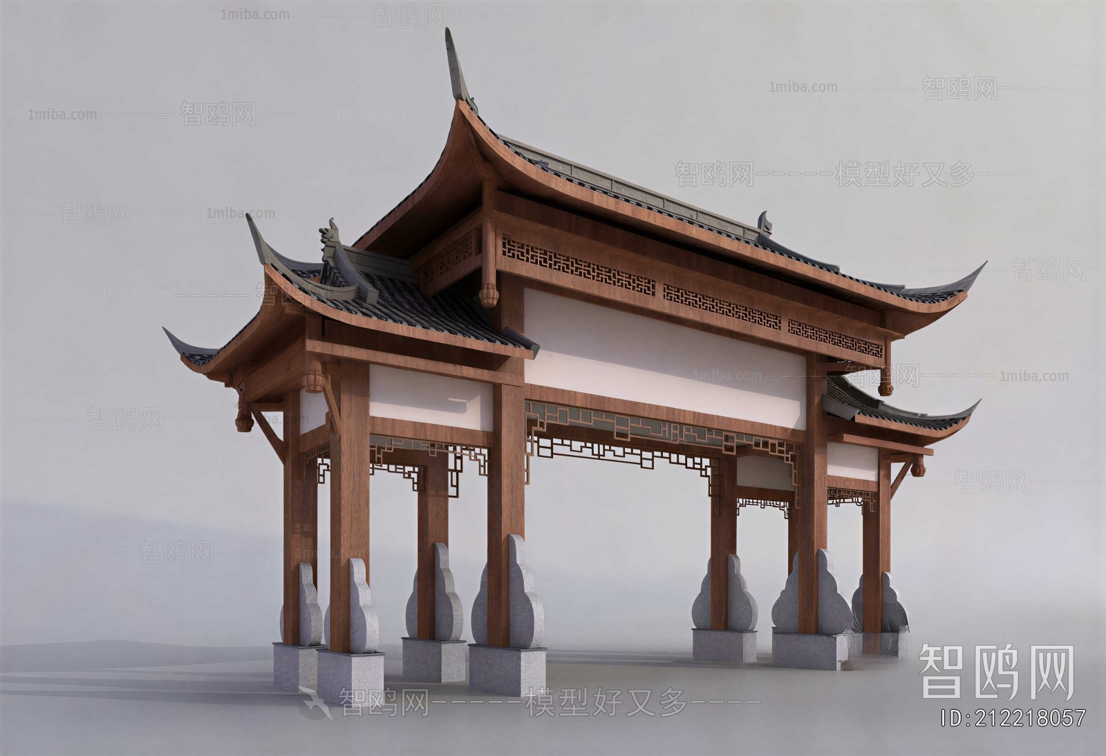 New Chinese Style Facade Element