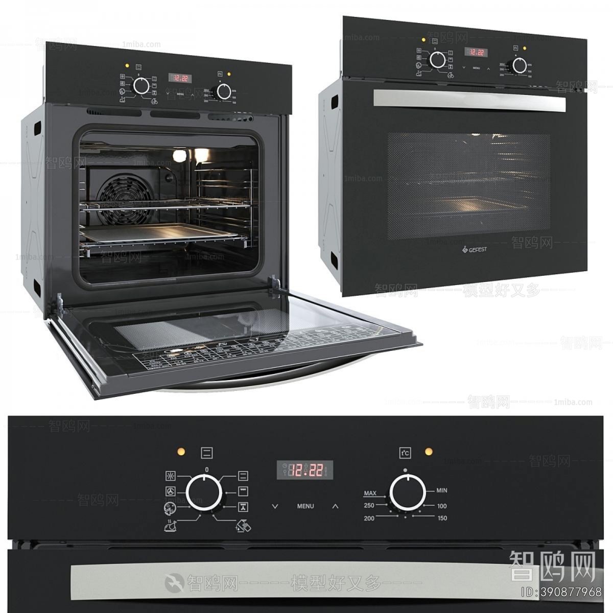 Modern Kitchen Electric Gas Range