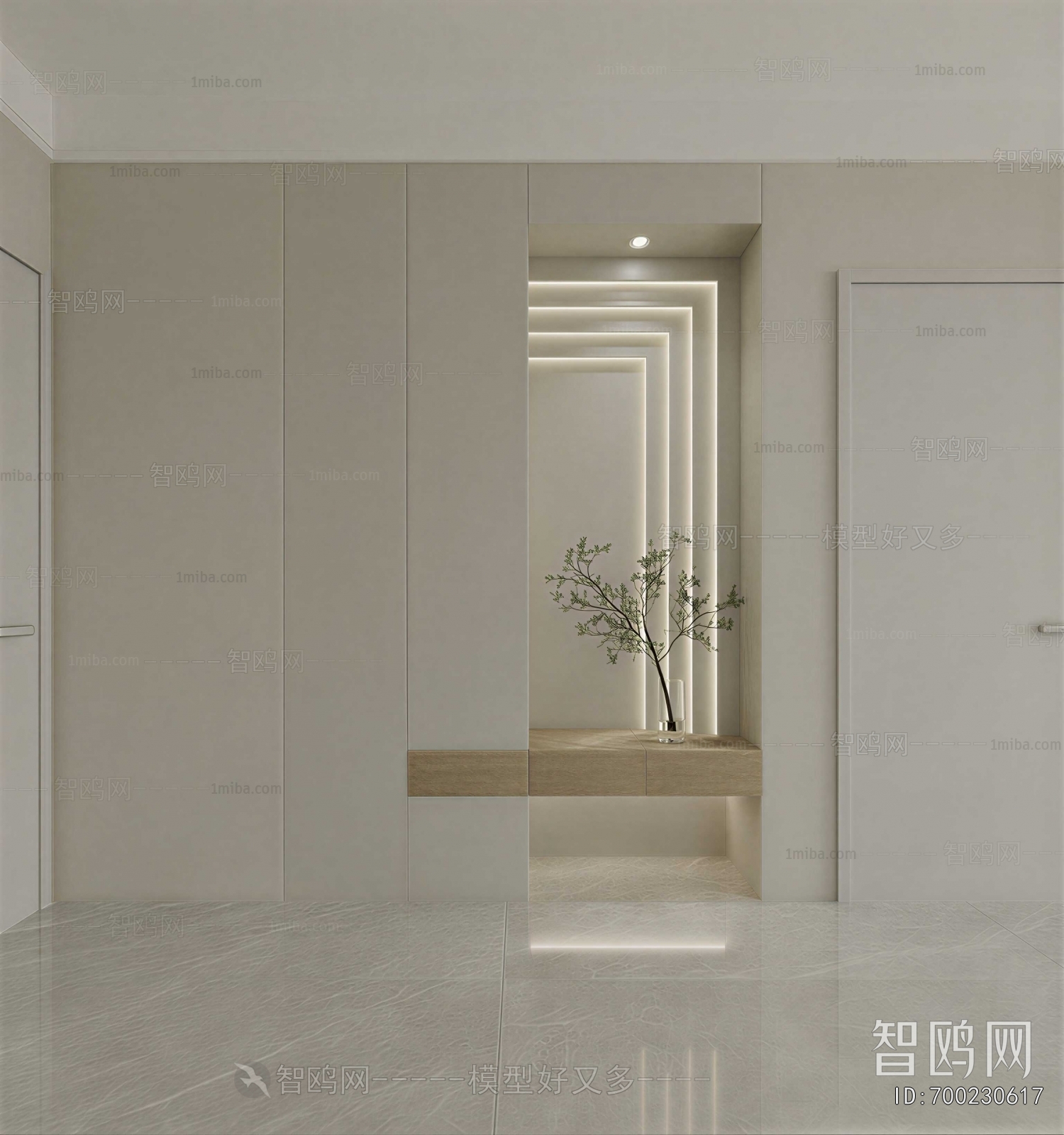 Modern Hallway