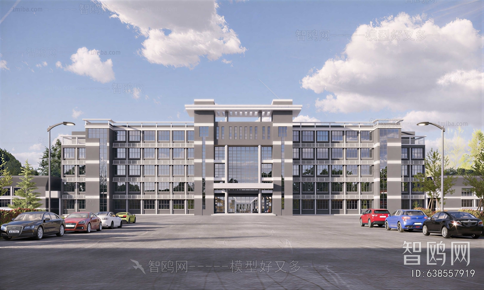 Modern Appearance Of Commercial Building