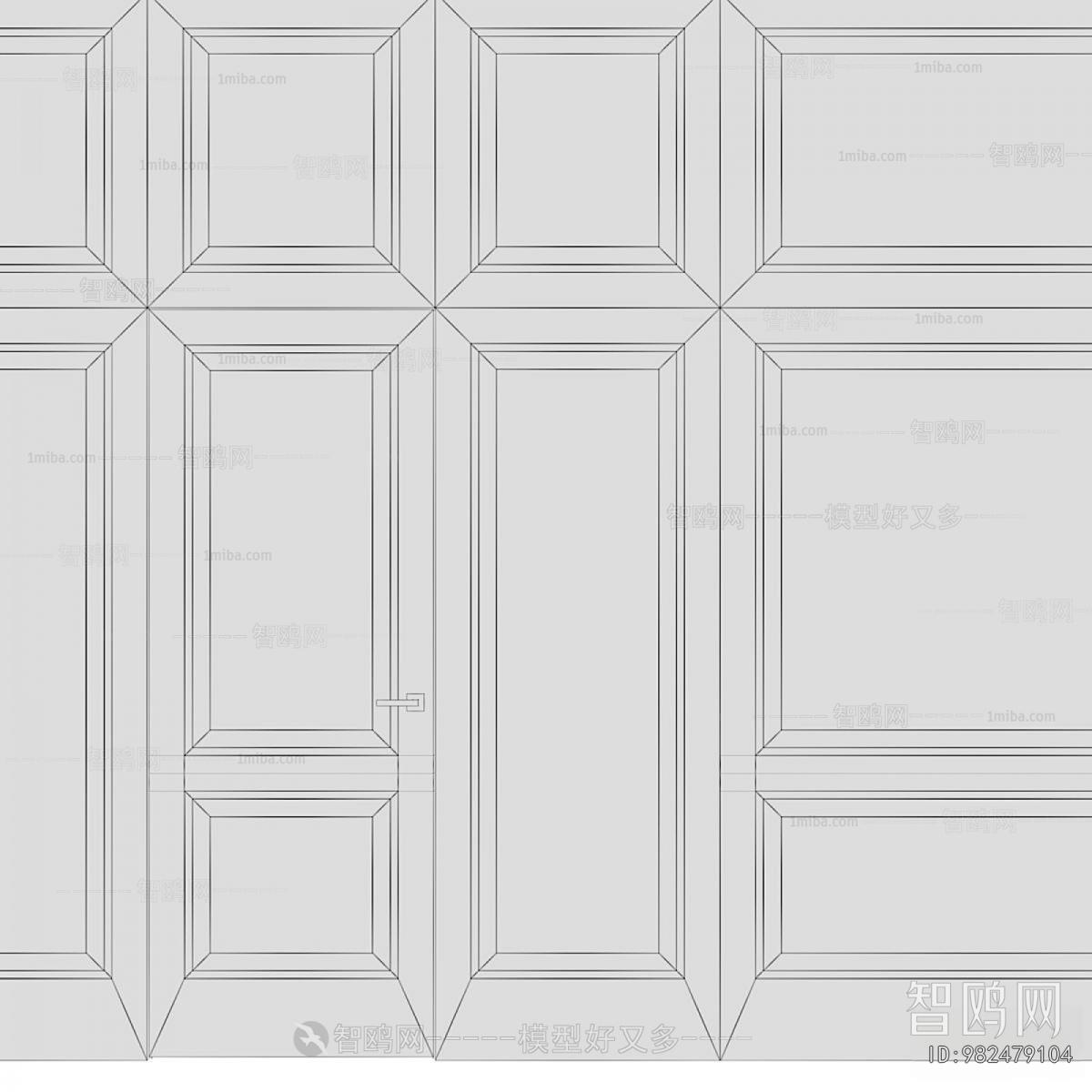 Modern Single Door