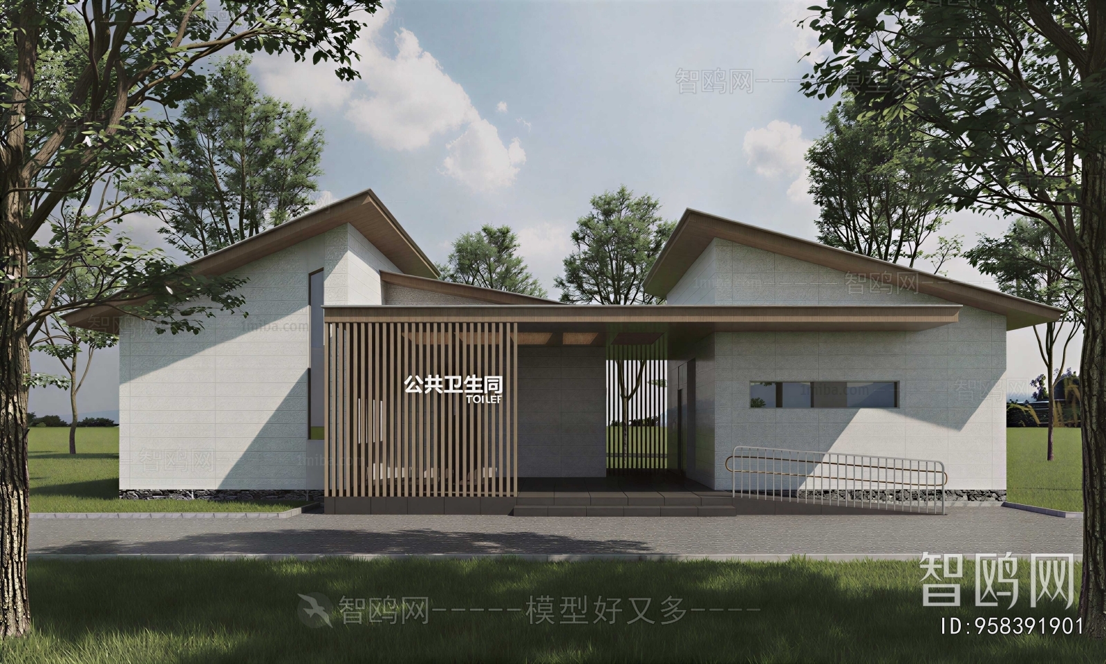 New Chinese Style Public Building