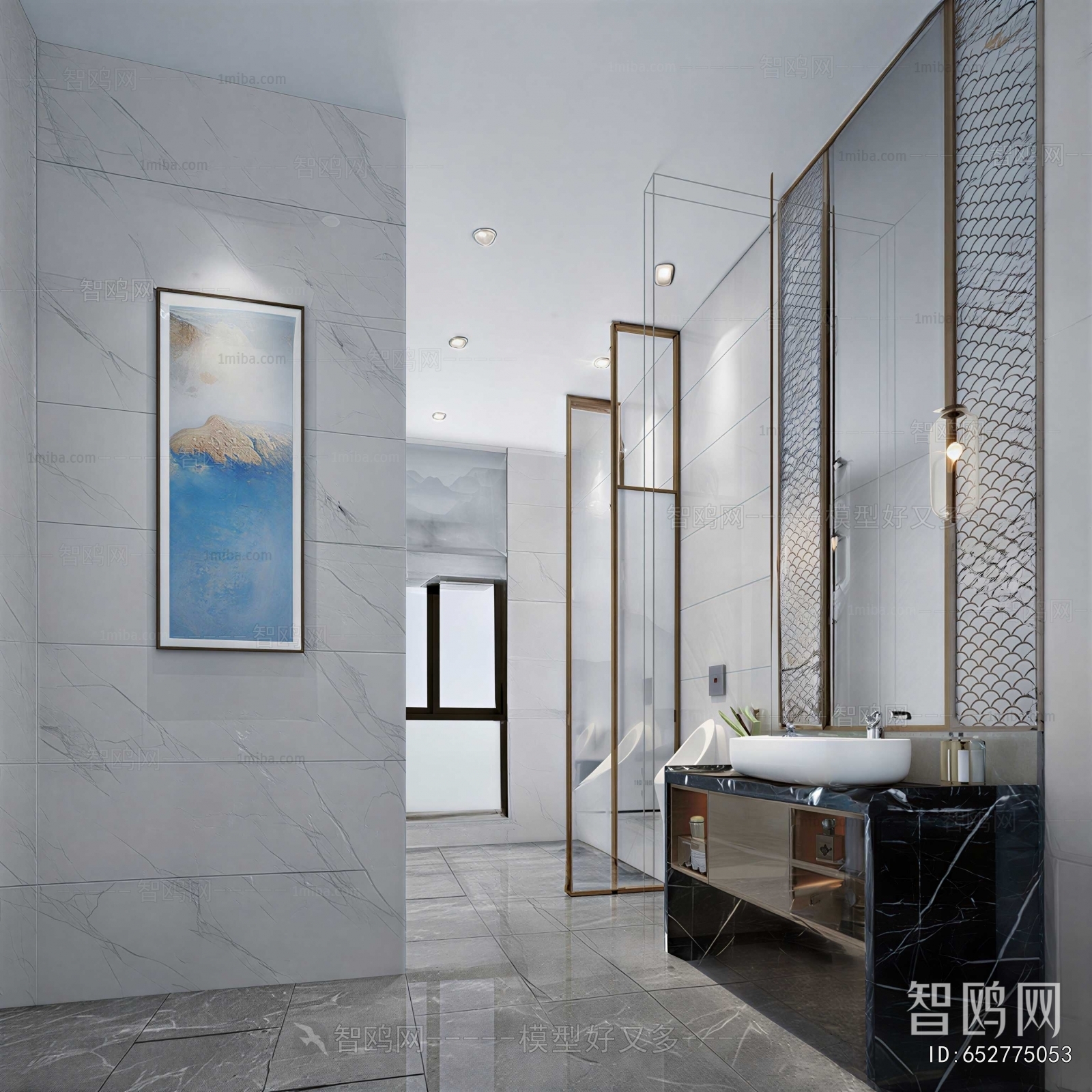 Modern Public Toilet