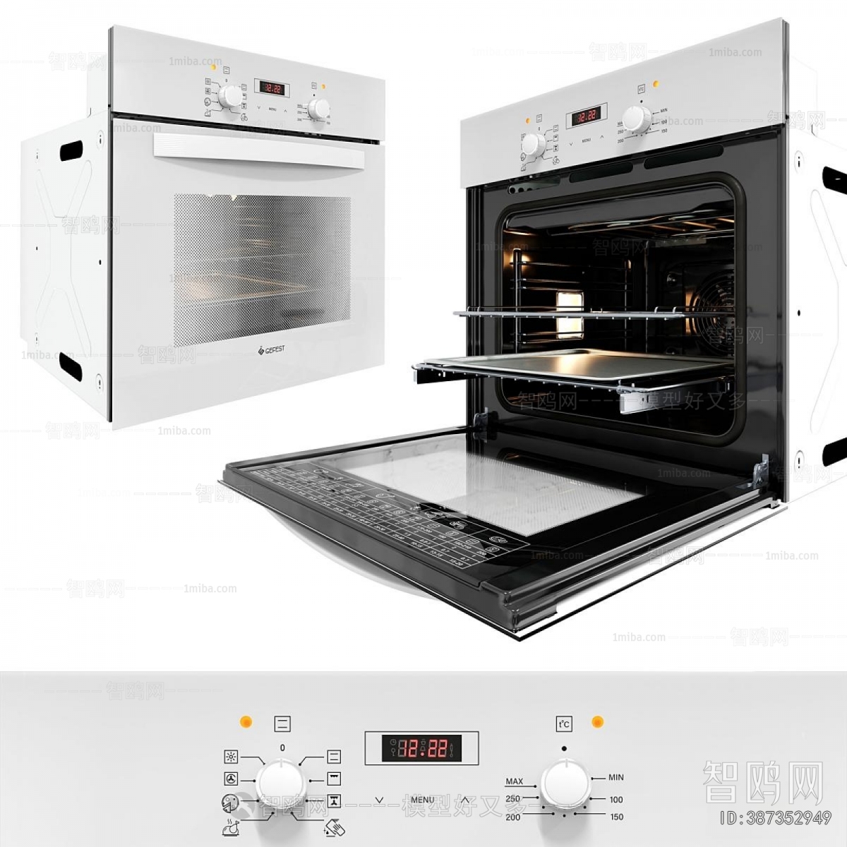 Modern Kitchen Electric Gas Range
