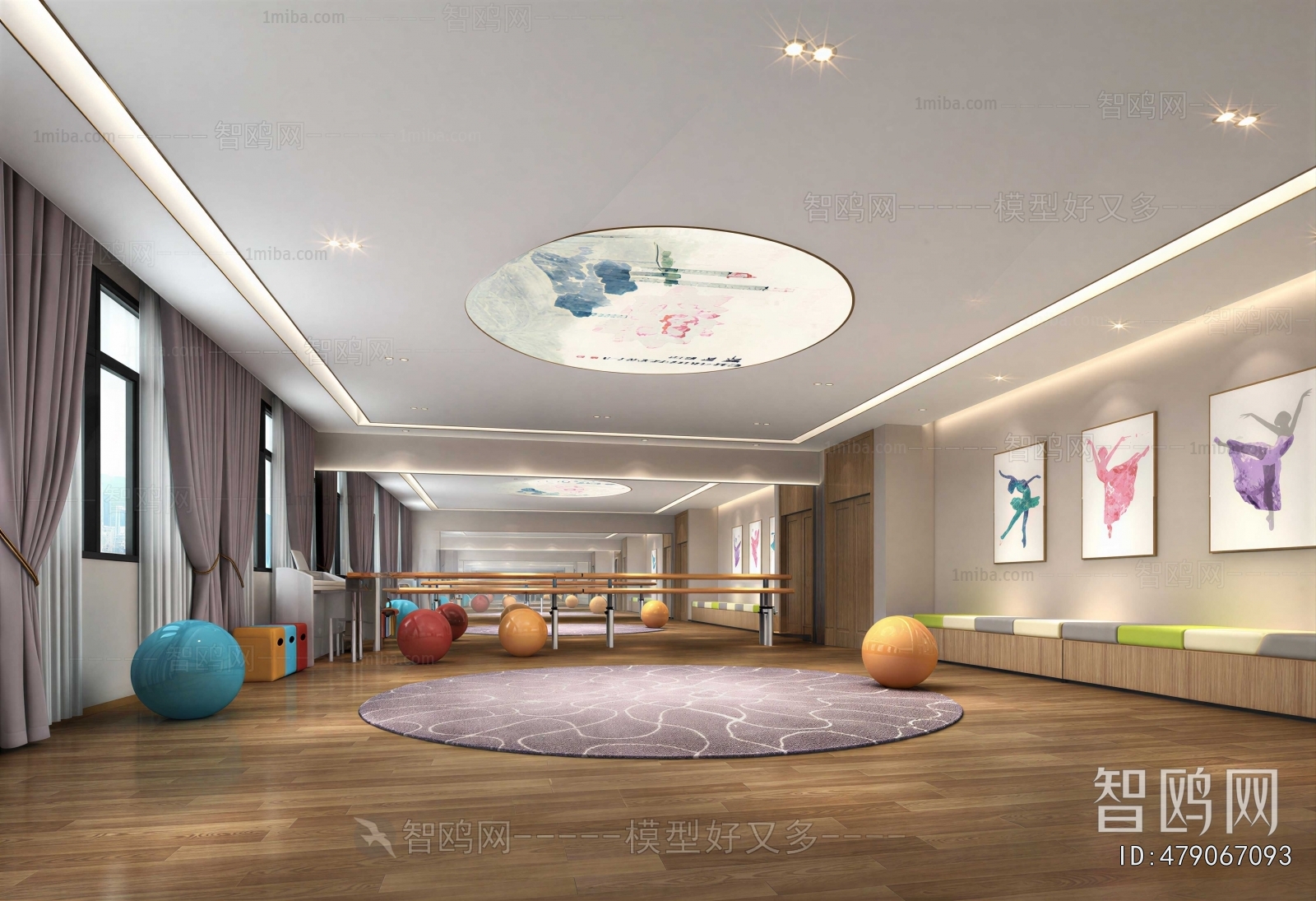 Modern Dance Classroom