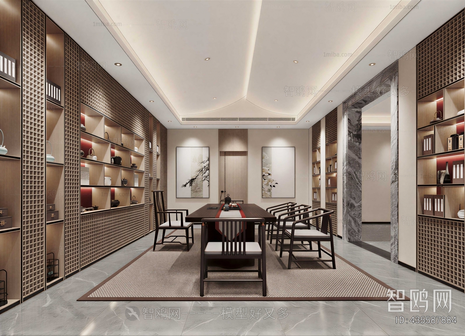 New Chinese Style Teahouse Tea House