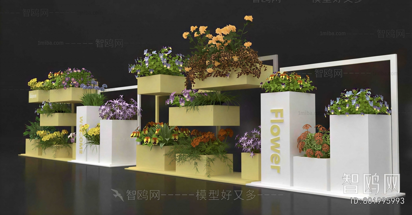 Modern Flower Bed, Flower Bowl, Flower Box