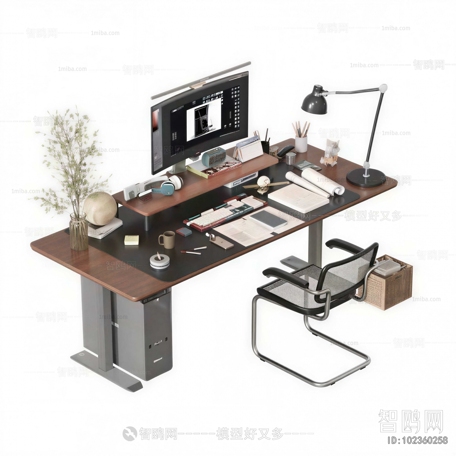 Modern Computer Desk And Chair