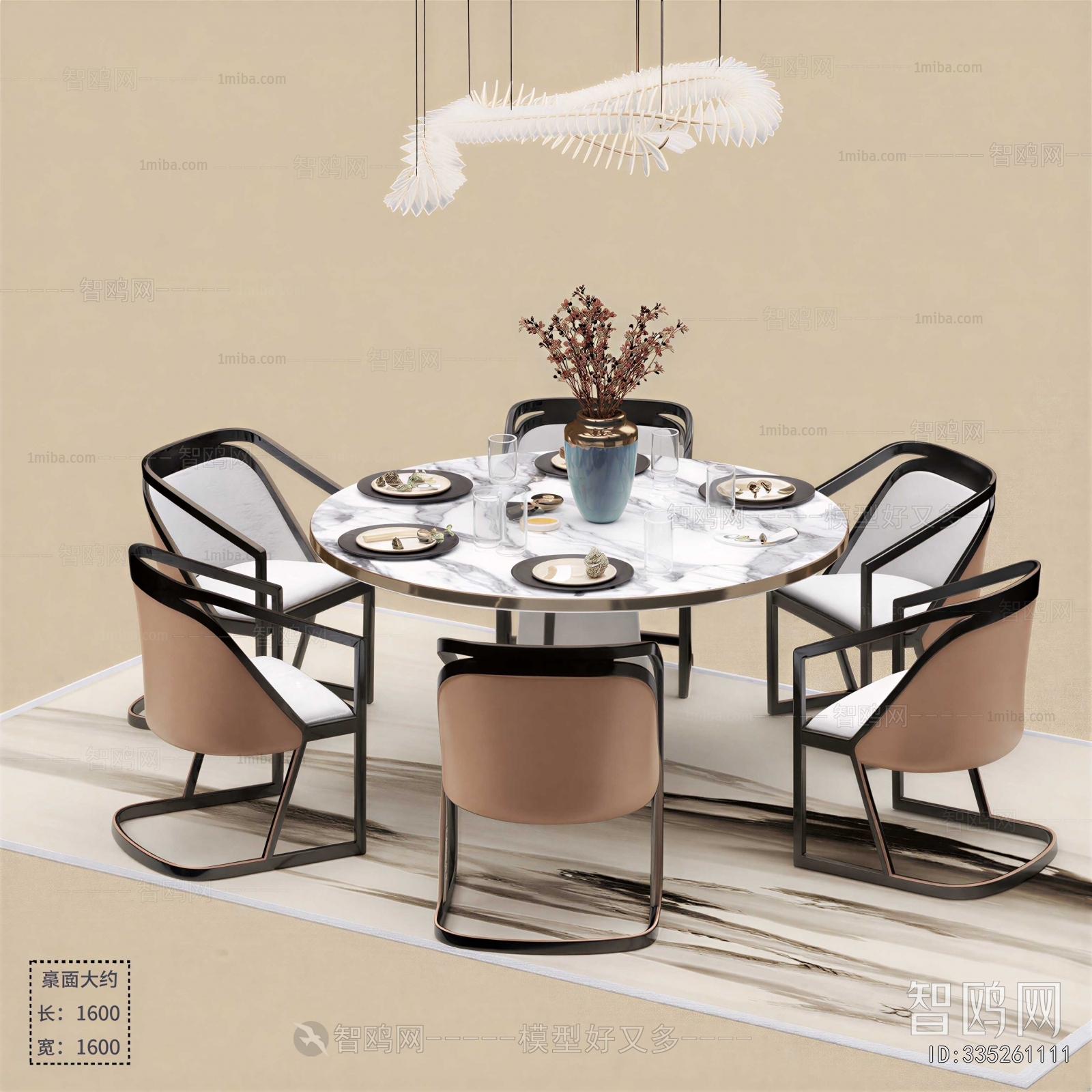 New Chinese Style Dining Table And Chairs