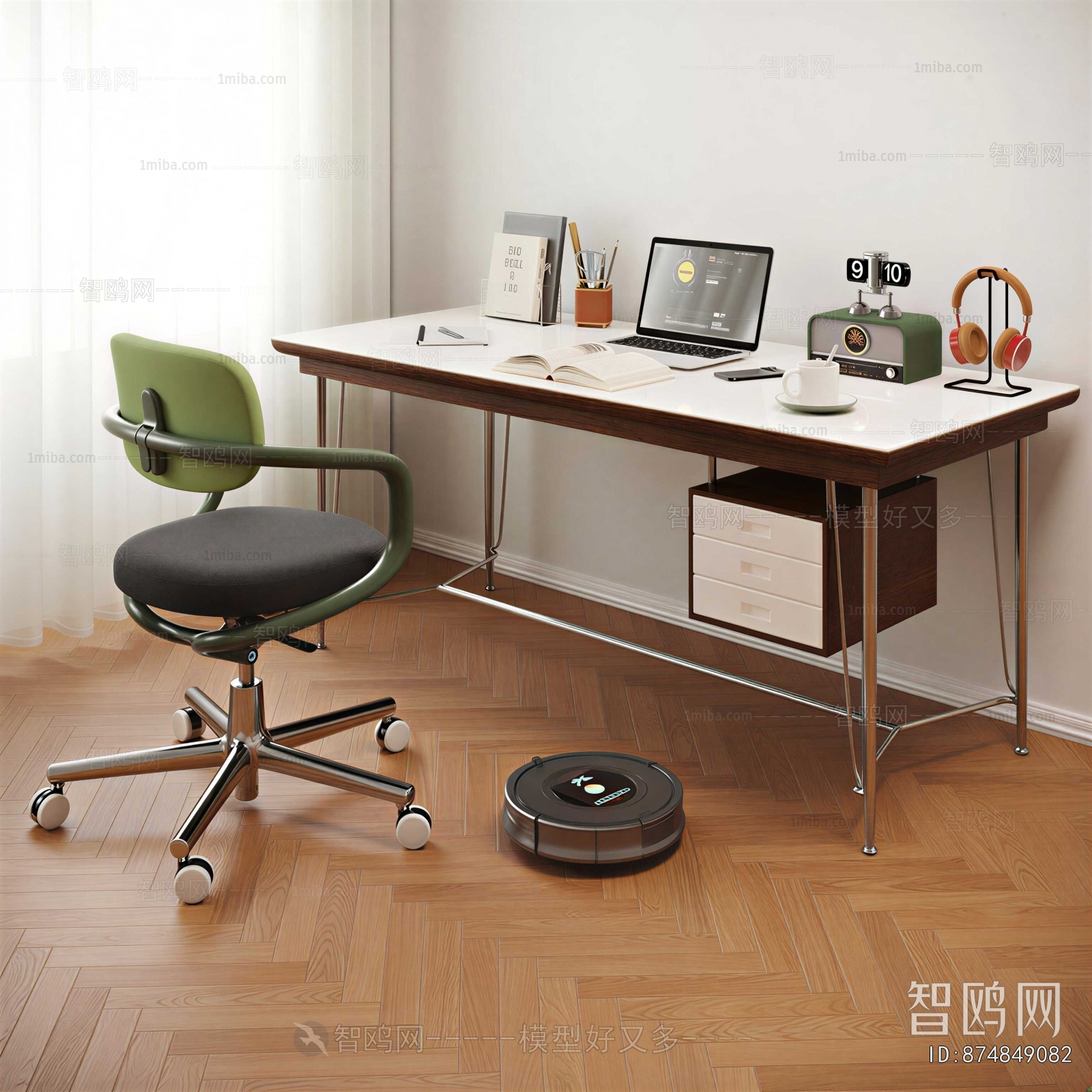Modern Computer Desk And Chair
