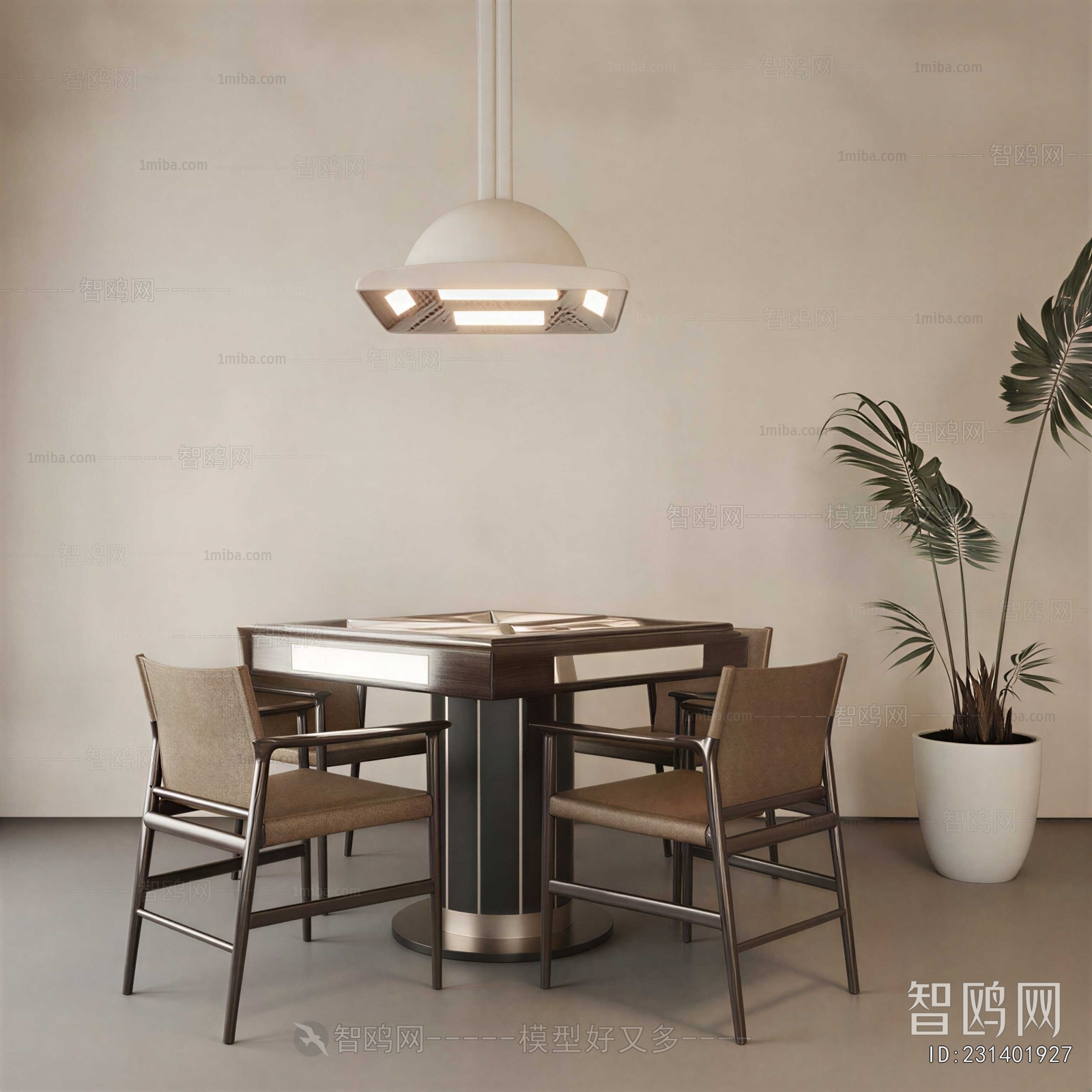 Modern Mahjong Tables And Chairs