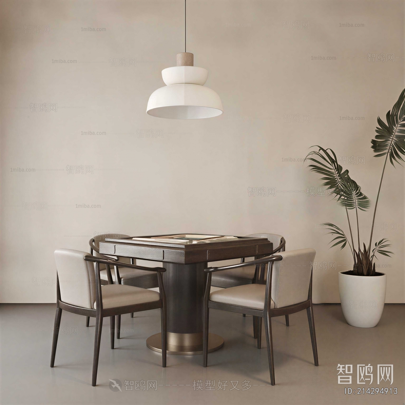 Modern Mahjong Tables And Chairs