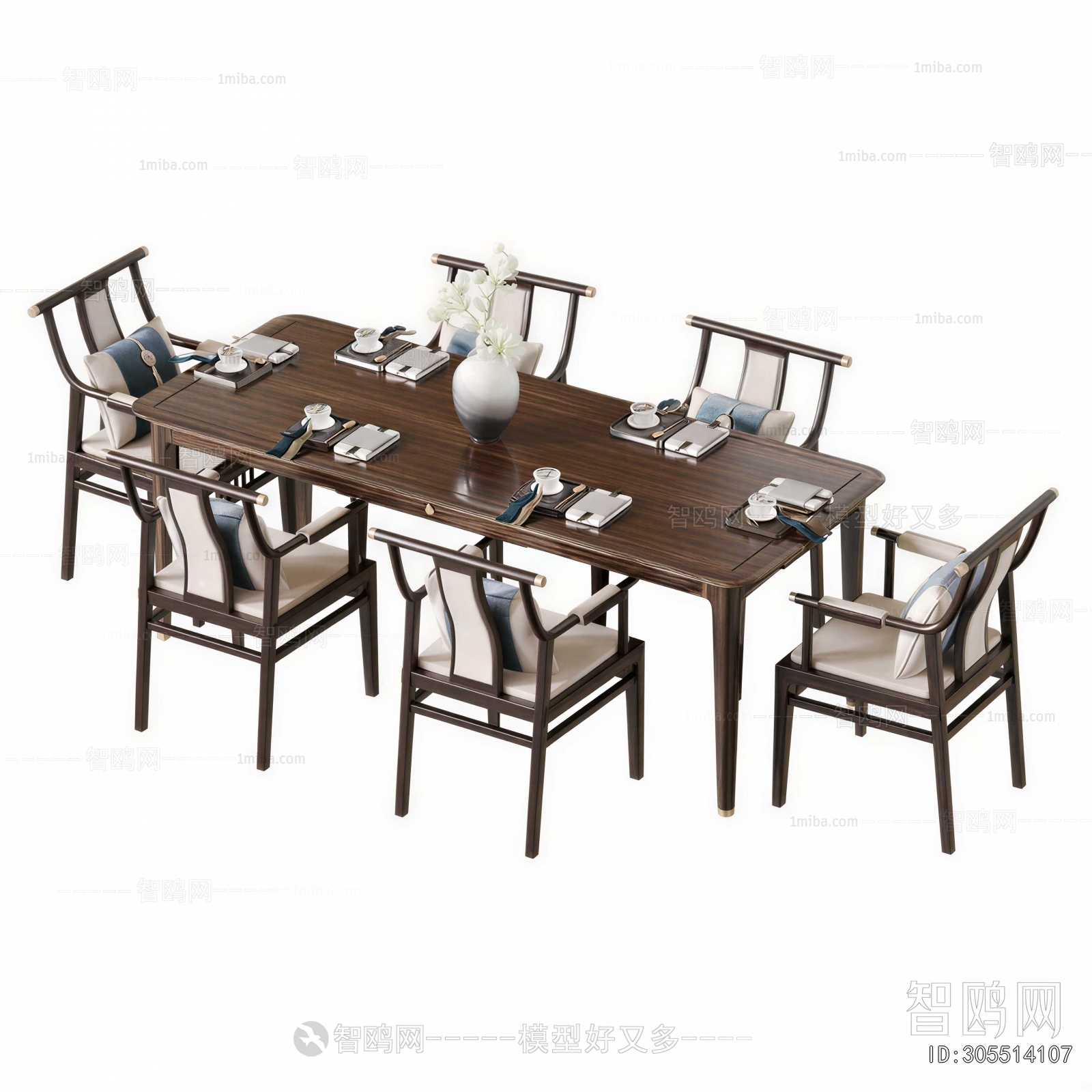 New Chinese Style Dining Table And Chairs