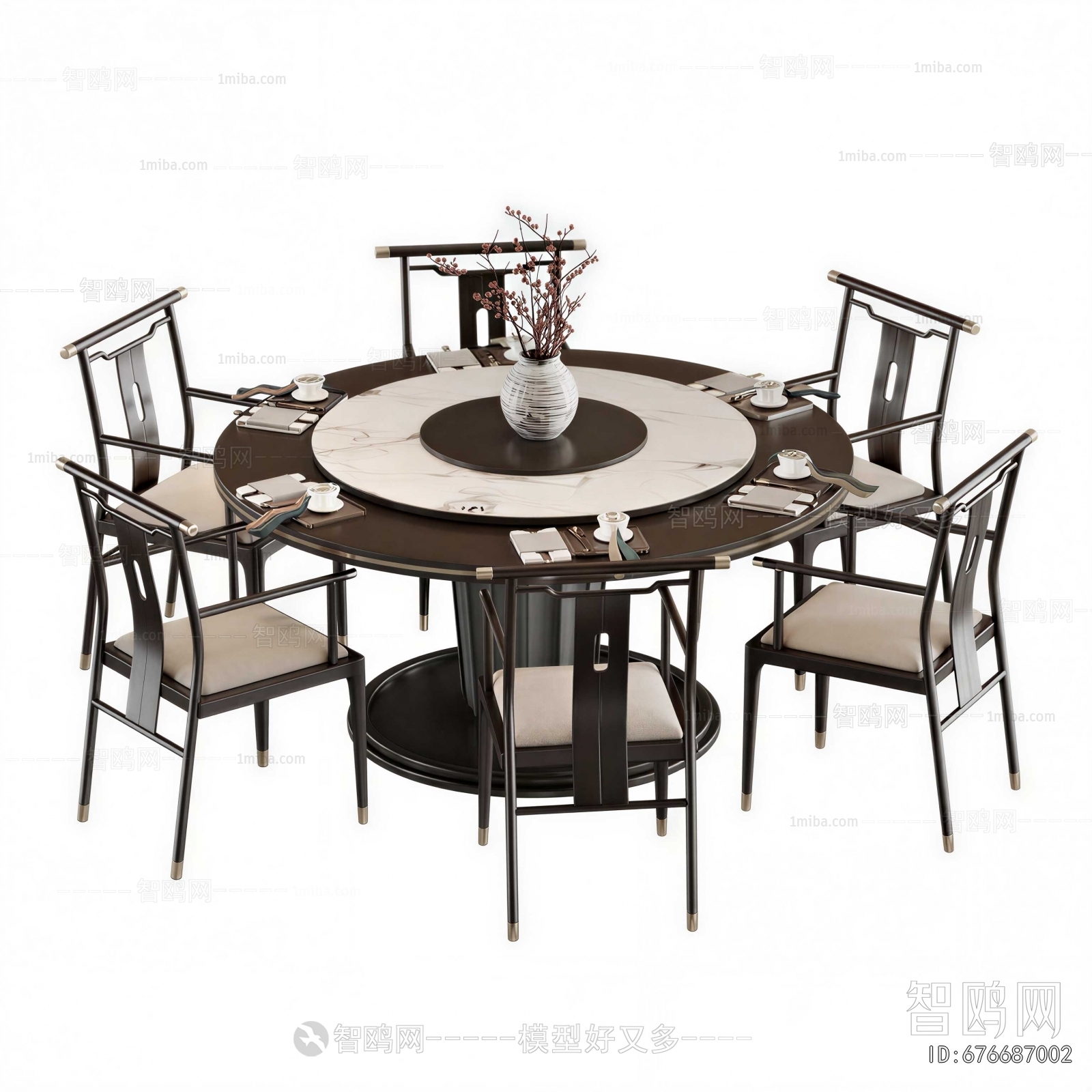 New Chinese Style Dining Table And Chairs