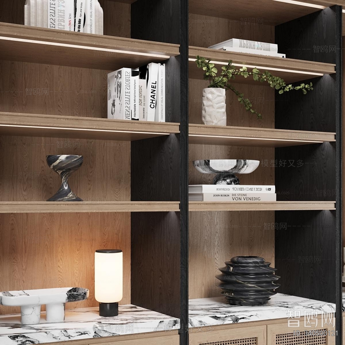 New Chinese Style Bookcase