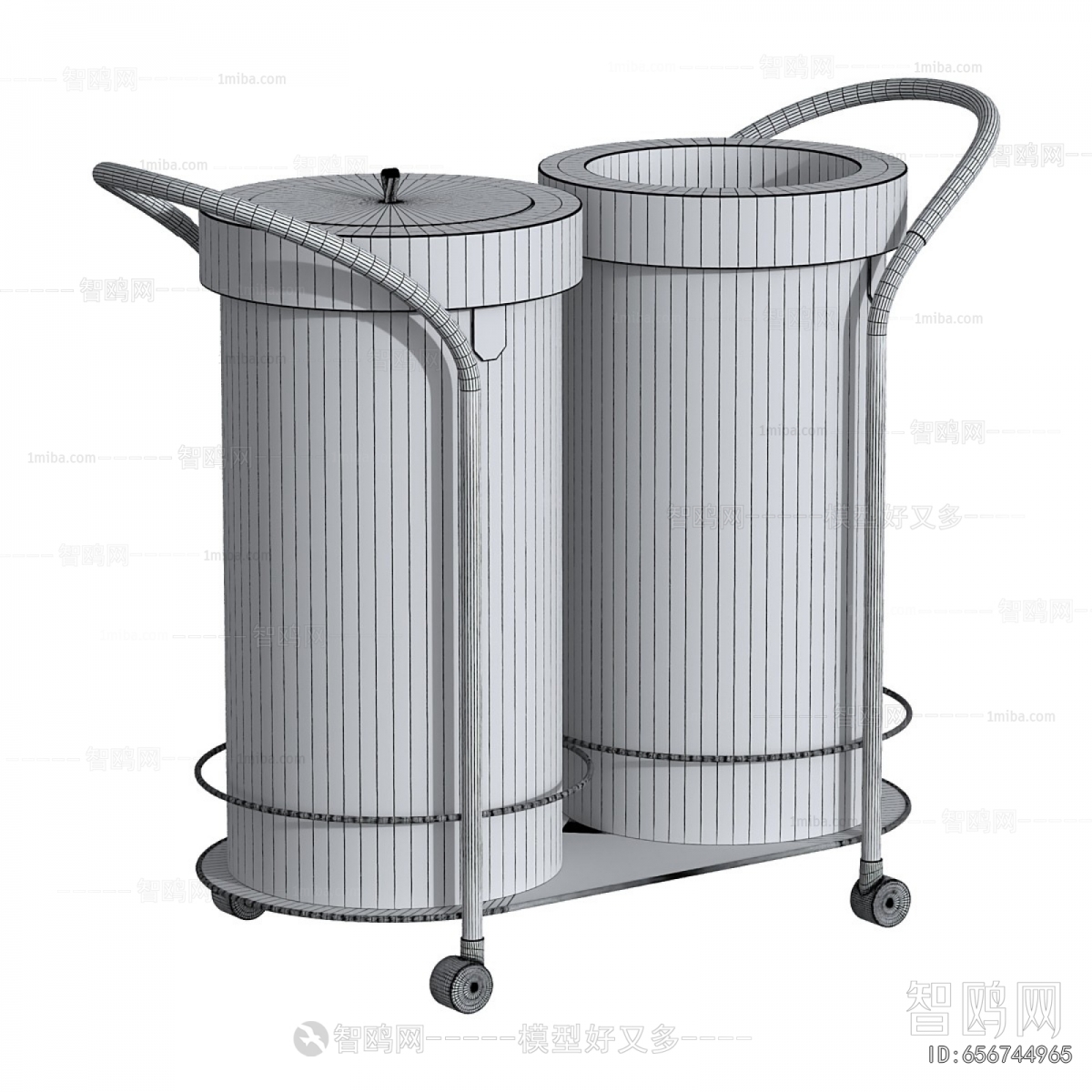 Modern Trash Can
