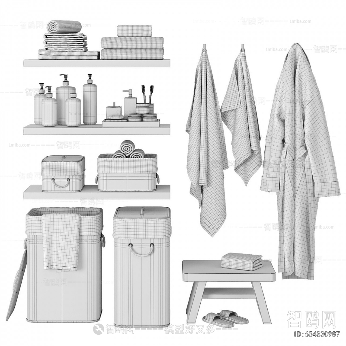 Modern Bathroom Set