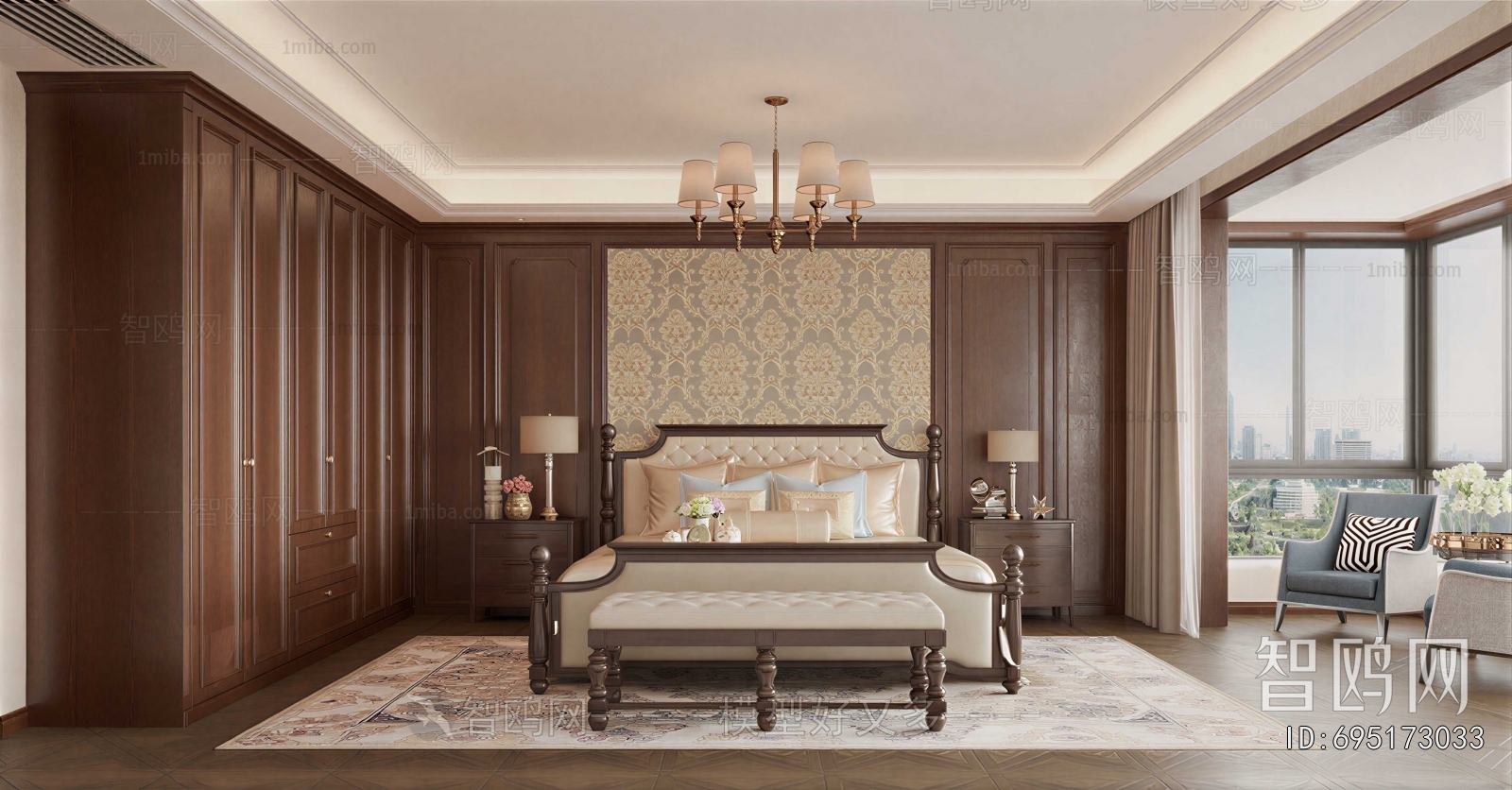 American Style Bedroom