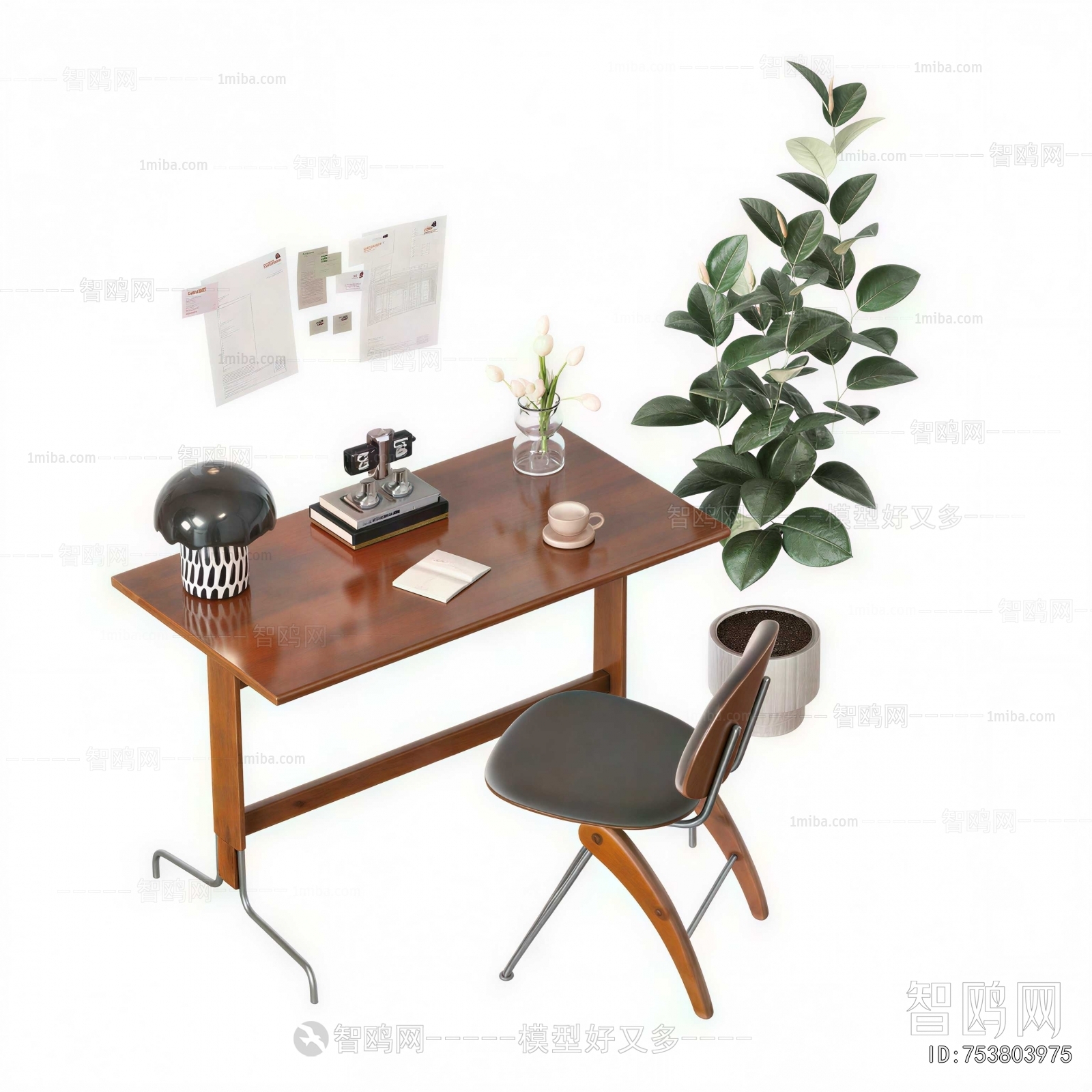 Modern Computer Desk And Chair