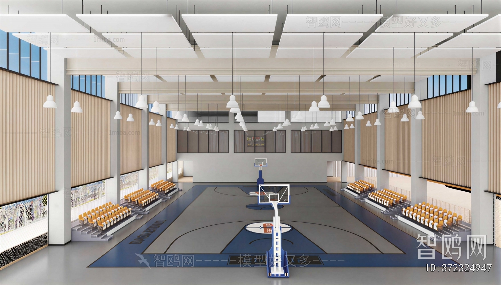 Modern Basketball Arena